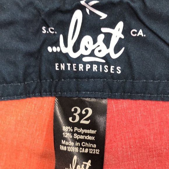 Lost Enterprises Color Block Board Shorts Size 32 New - Picture 5 of 11